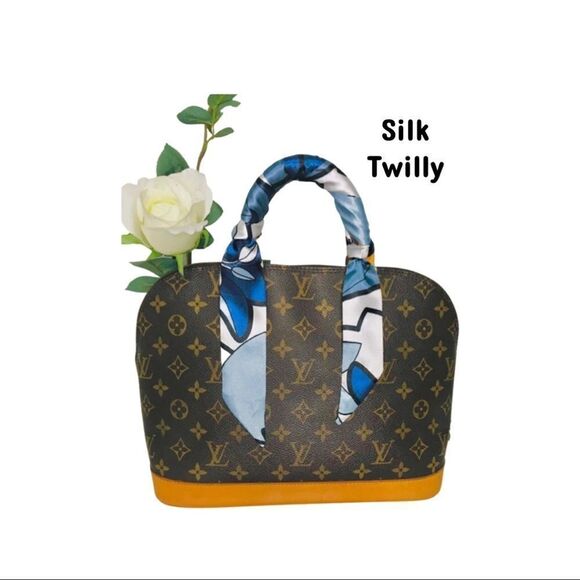 Silk Scarf Twilly (one pair) - Picture 1 of 3